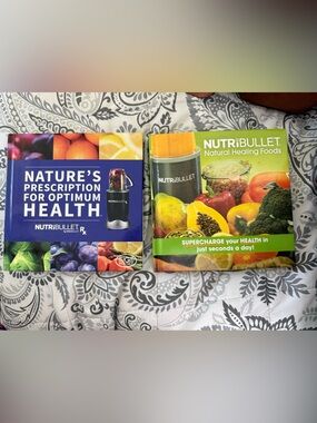 NutriBullet Natural Healing Foods Cookbook - Green & Blue Cover Options